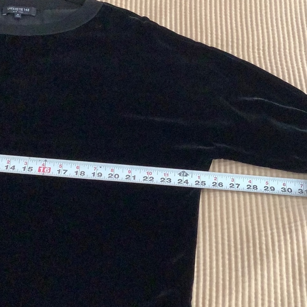 Lafayette 148 velvet tunics - Picture 3 of 7